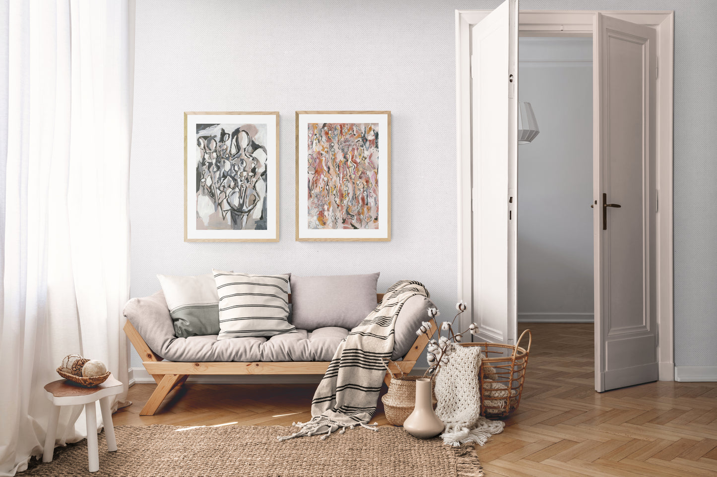 "Abstract Figures #1" Fine Art Print