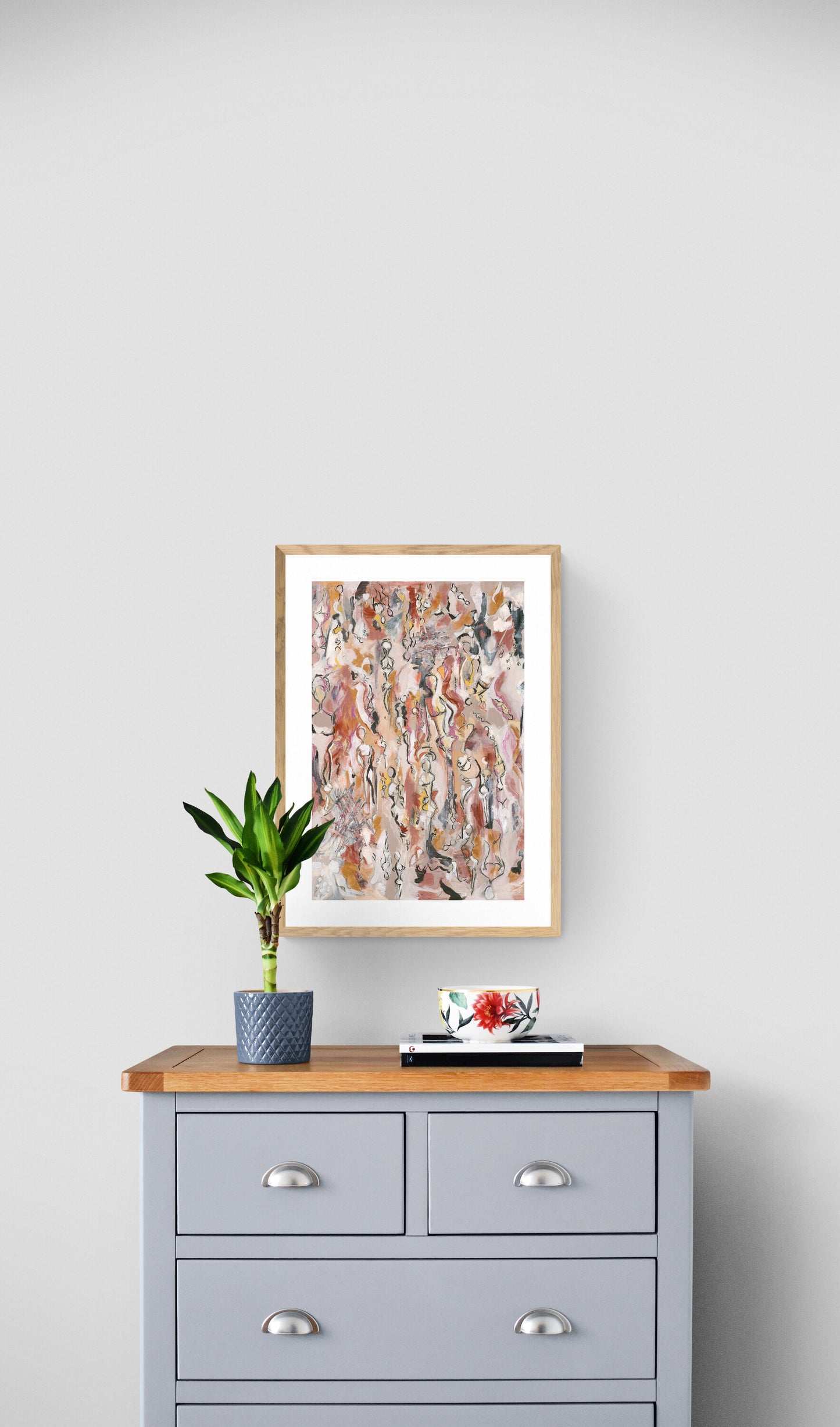 "Abstract Figures #1" Fine Art Print