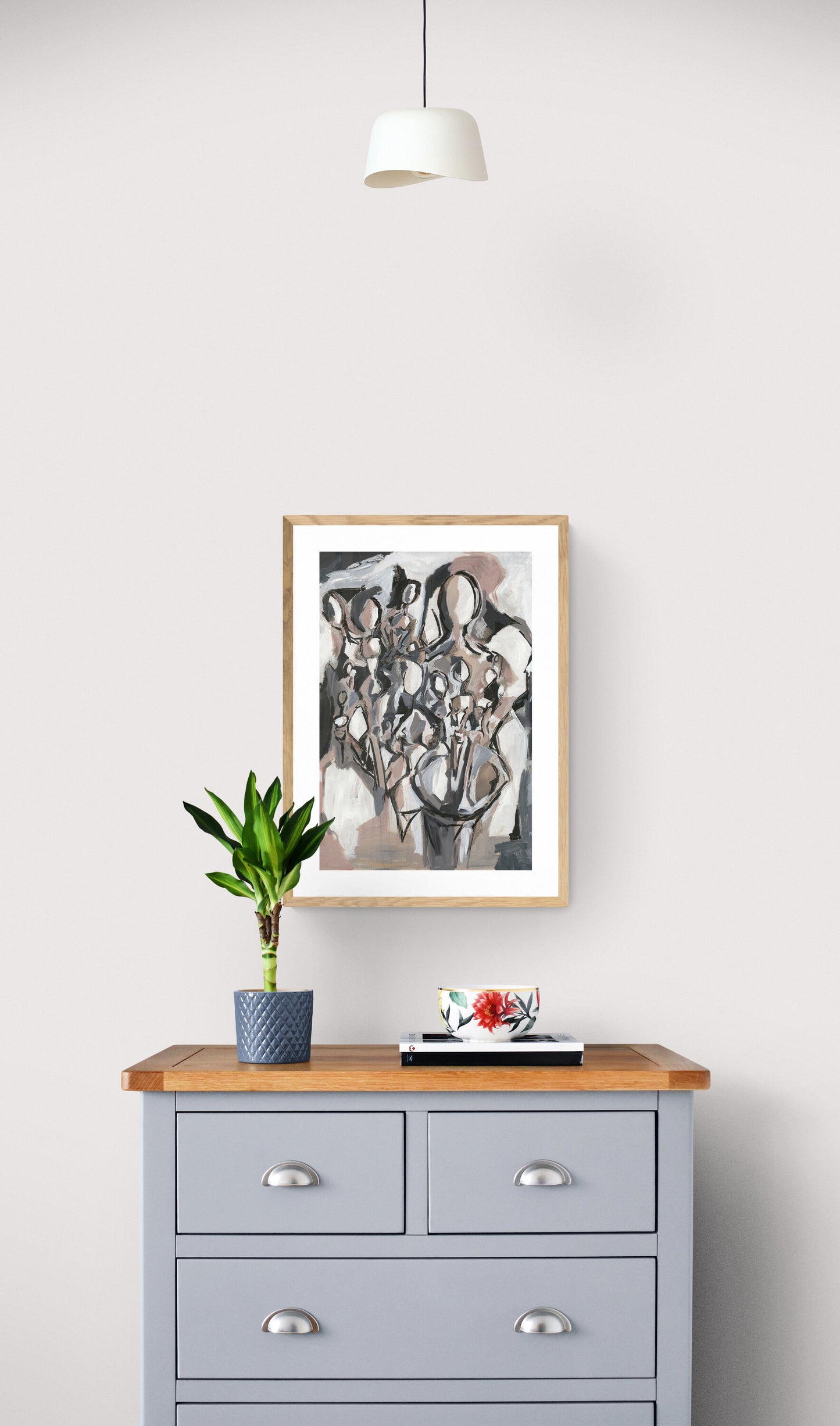"Abstract Figures #2" Fine Art Print