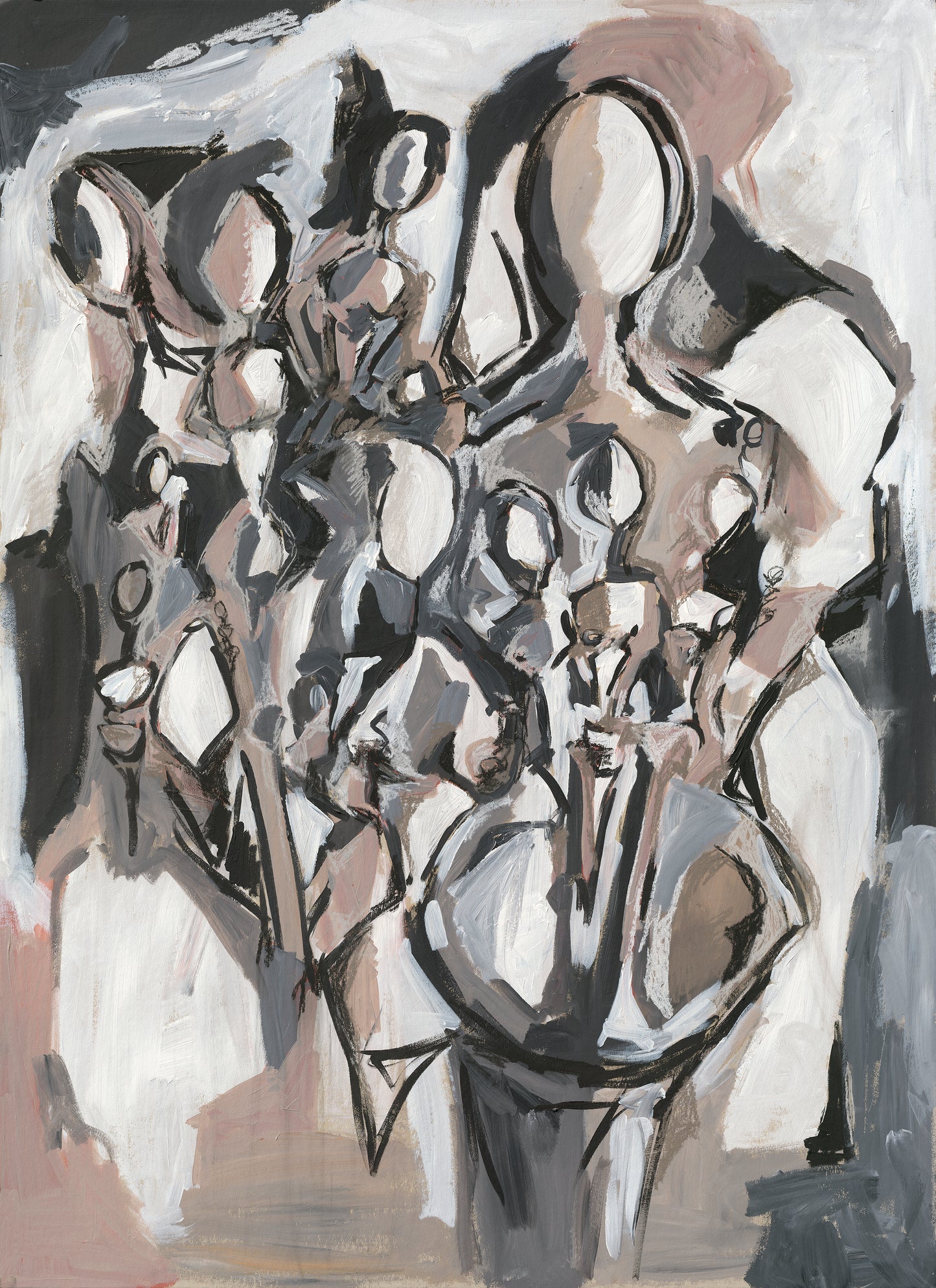 "Abstract Figures #2" Fine Art Print