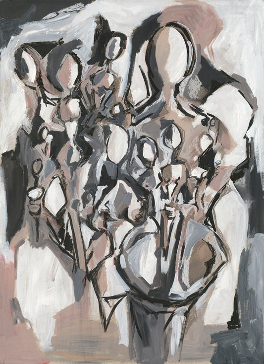 "Abstract Figures #2" Fine Art Print