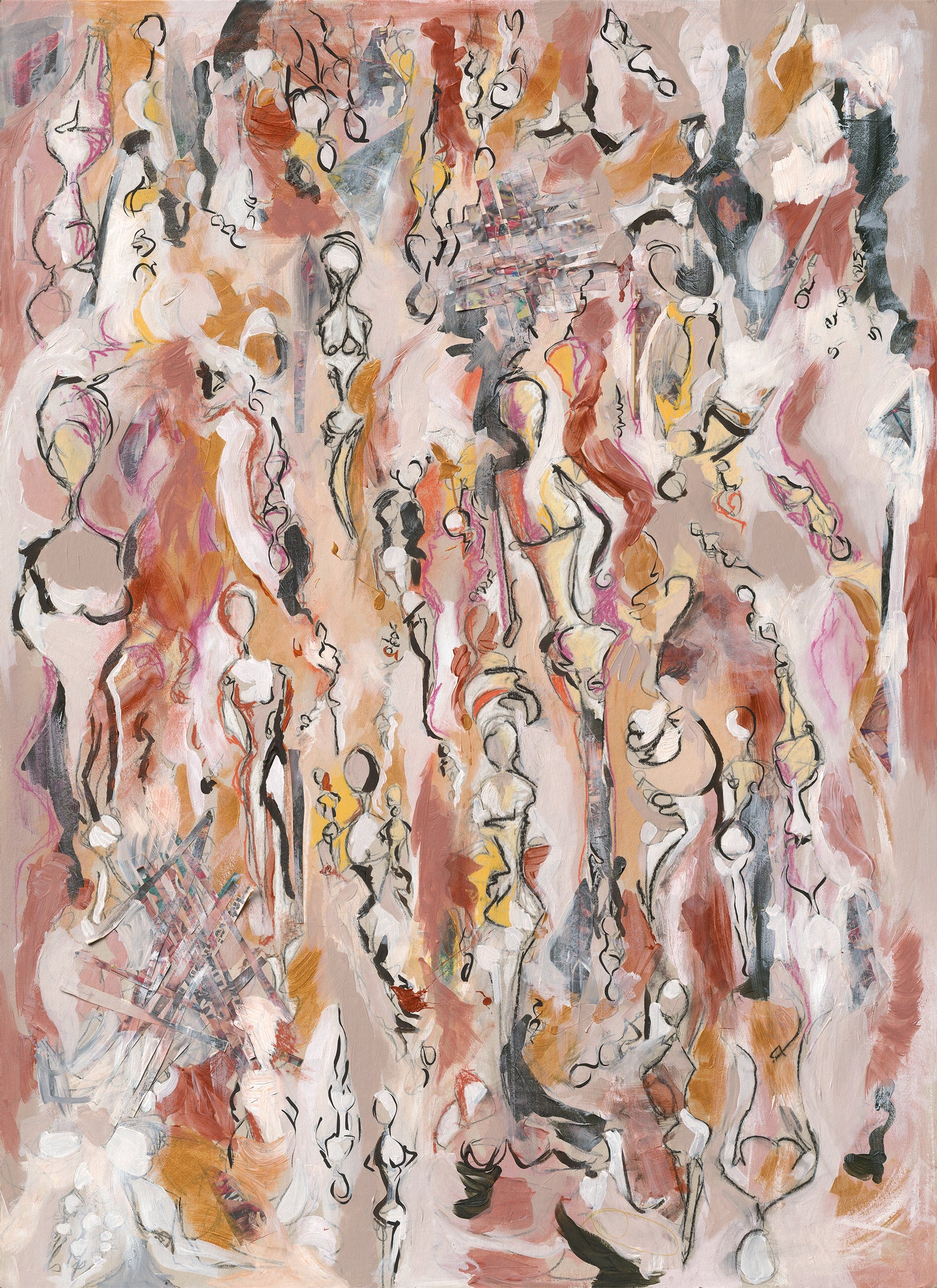 "Abstract Figures #1" Fine Art Print