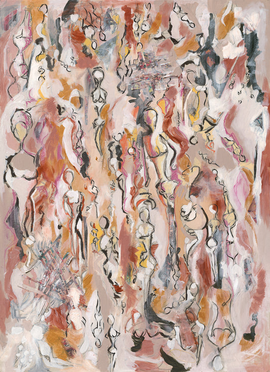 "Abstract Figures #1" Fine Art Print