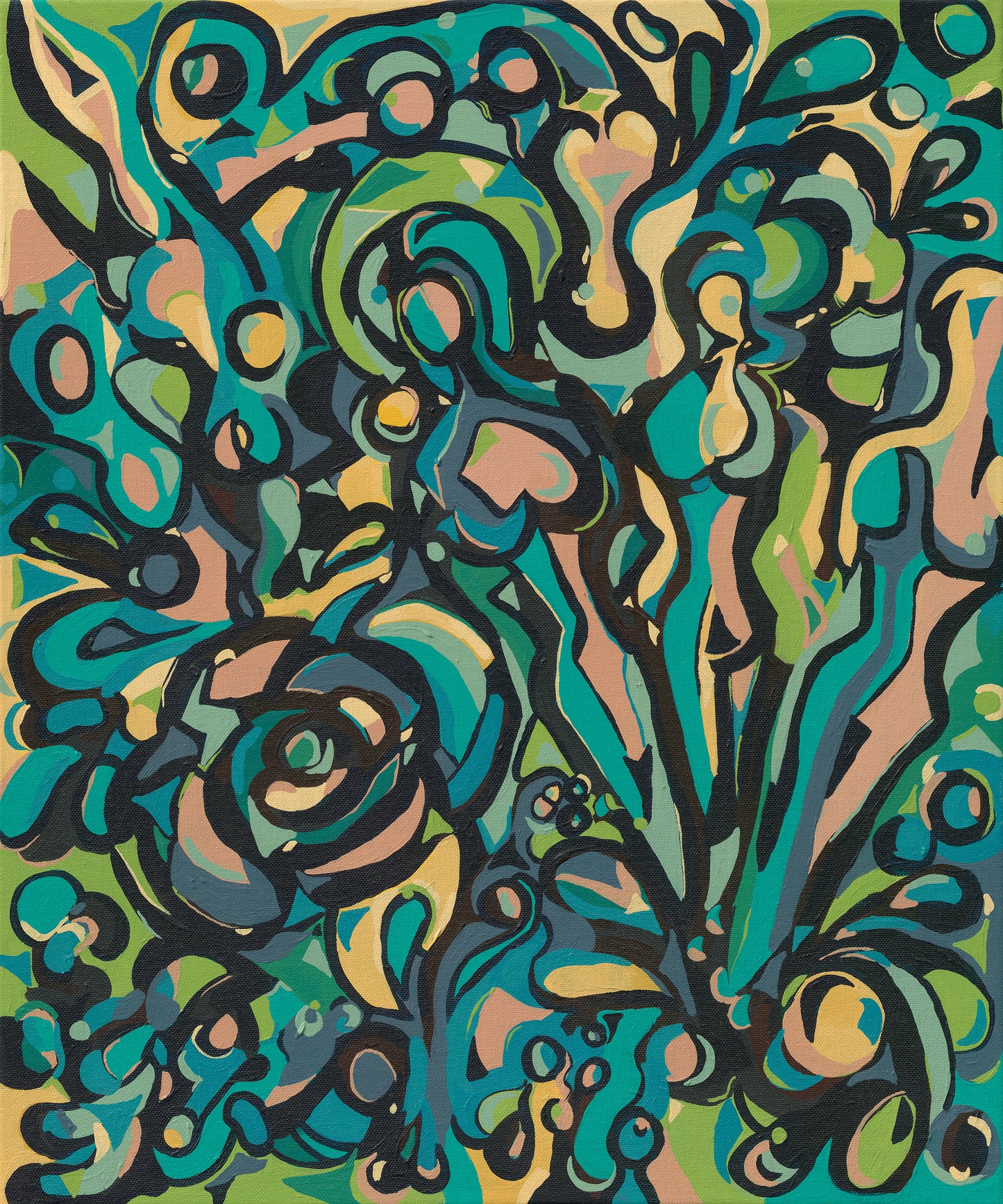 "Deco Figures" Fine Art Print