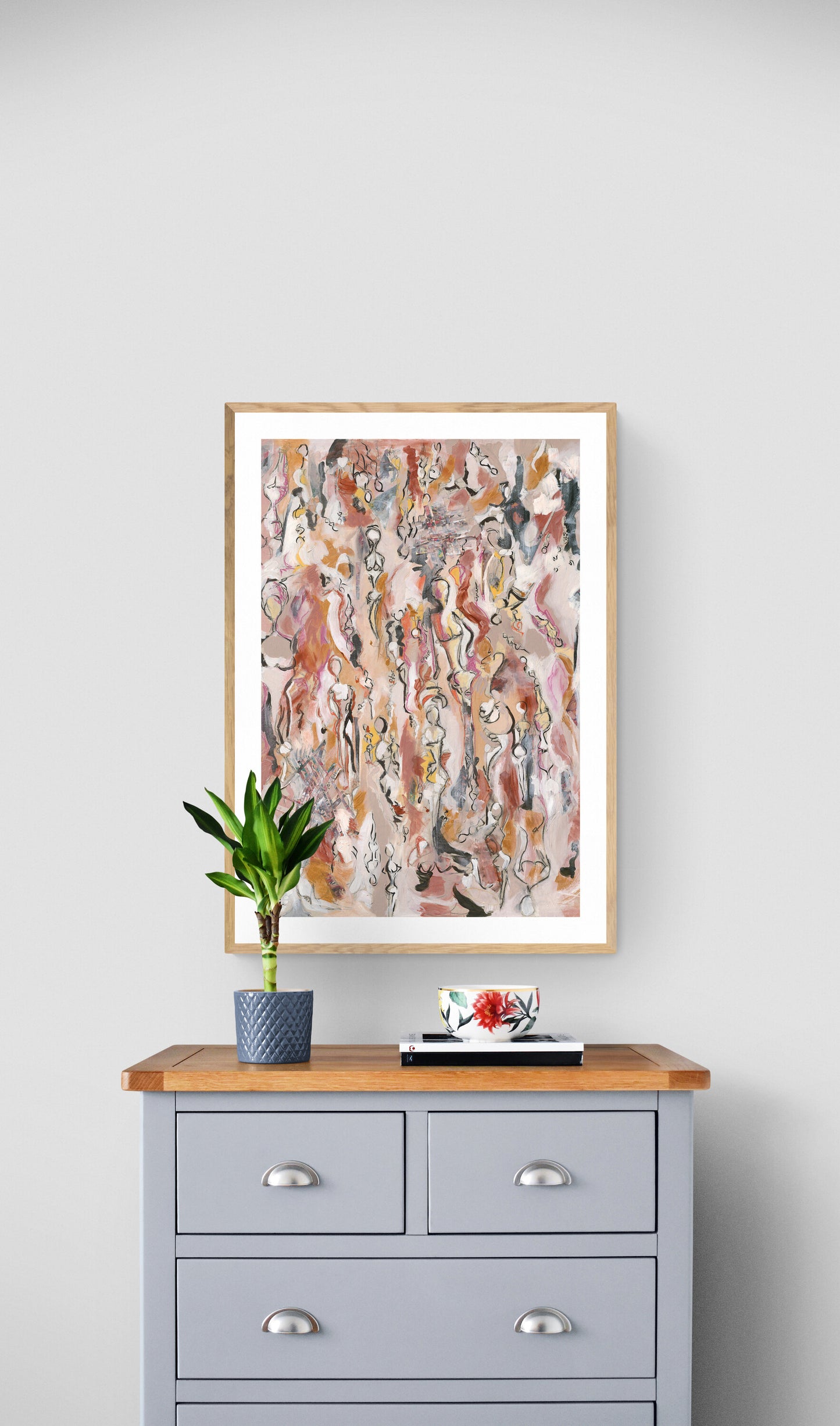 "Abstract Figures #1" Fine Art Print