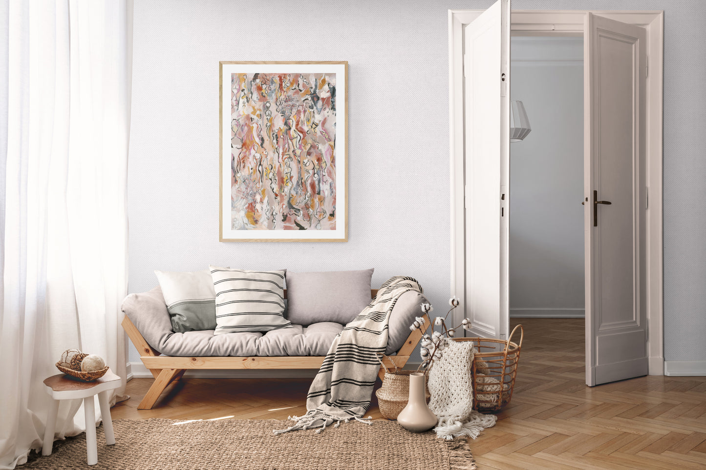 "Abstract Figures #1" Fine Art Print