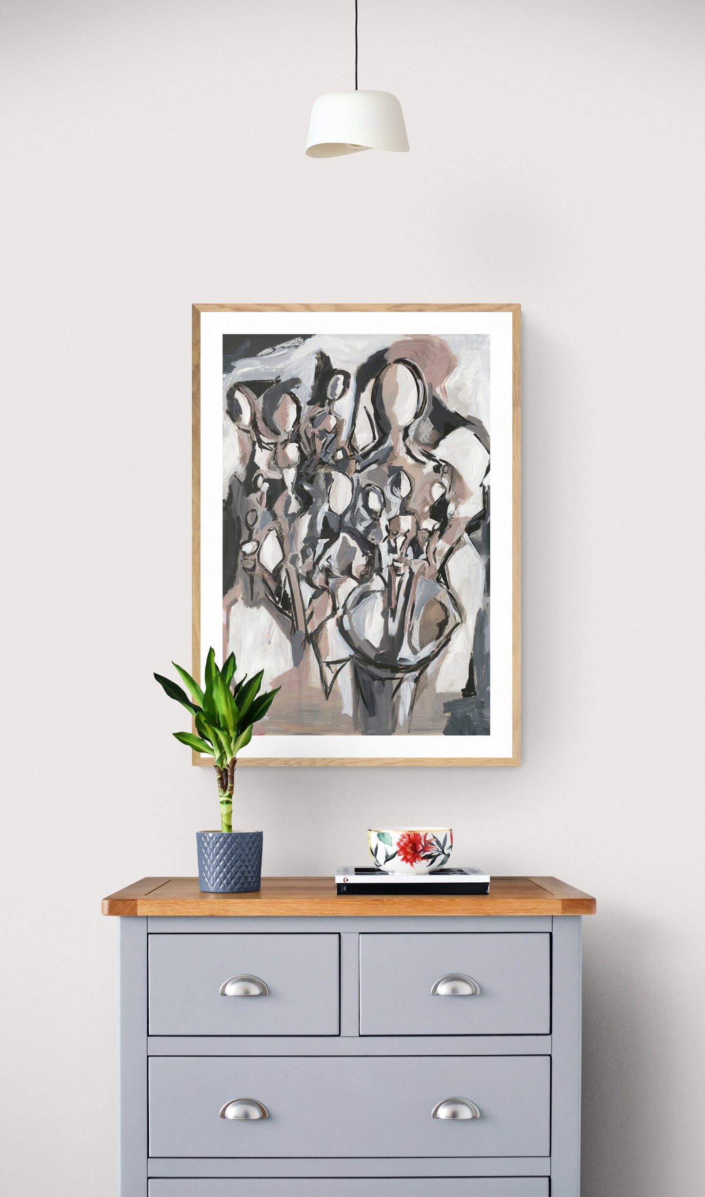 "Abstract Figures #2" Fine Art Print