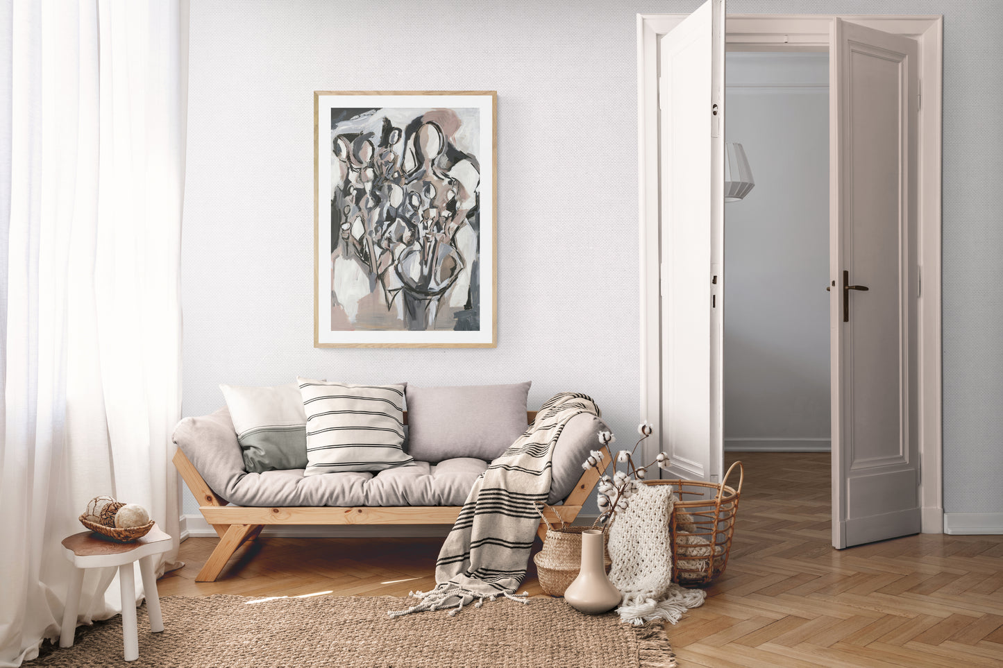 "Abstract Figures #2" Fine Art Print